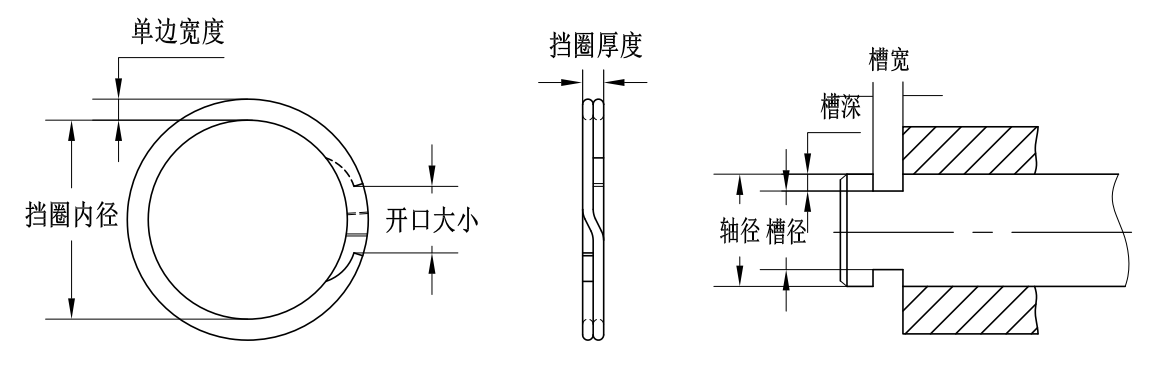 WZ-637軸用雙層螺旋擋圈